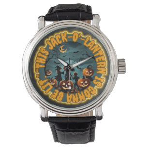Montre jack-o-lanterne