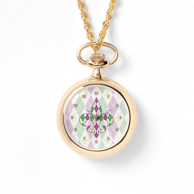 Montre Jacquard Mardi Gras (Recto)
