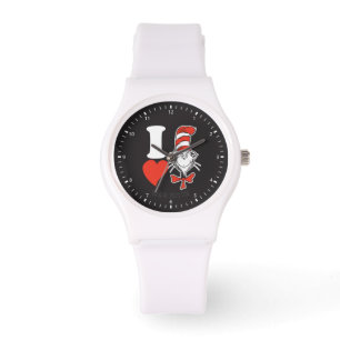 Montre J'adore le Chat dans le Chapeau