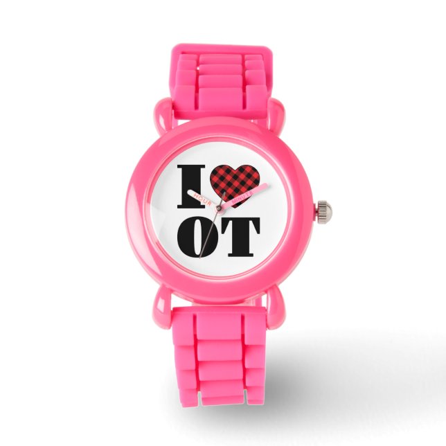 Montre J'adore l'ergothérapie (Recto)