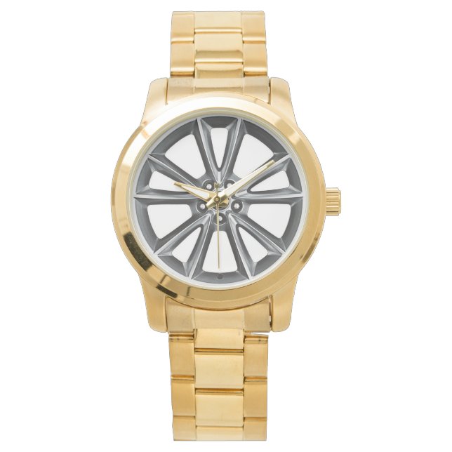 Montre Jaguar Alloy Wheel Watch Conception inspirée (devant)