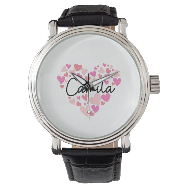 Montre J'aime Camila (devant)