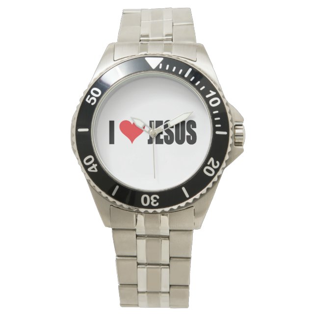 Montre J'aime Jésus regarde (devant)