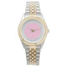 J'aime le temps avec vous Gold & Silver Watch