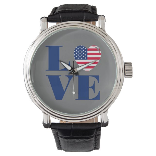 Montre J'aime USA (devant)