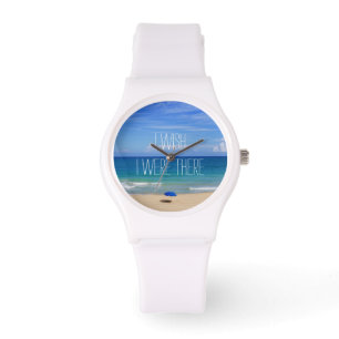 Montre J'Aimerais Y Être Cité Blue Beach Umbrella