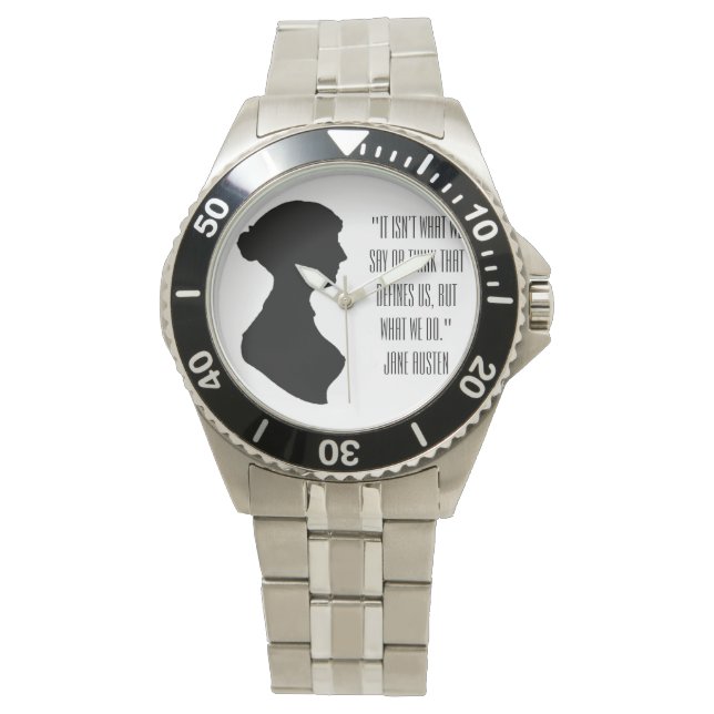 Montre Jane Austen cite Porte - clé (devant)
