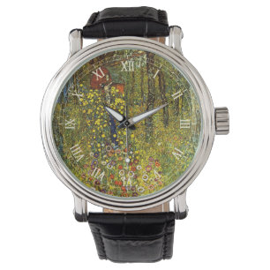 Montre Jardin agricole avec Crucifix par Gustav Klimt