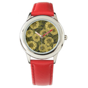 Montre Jardin de Dahlia jaune