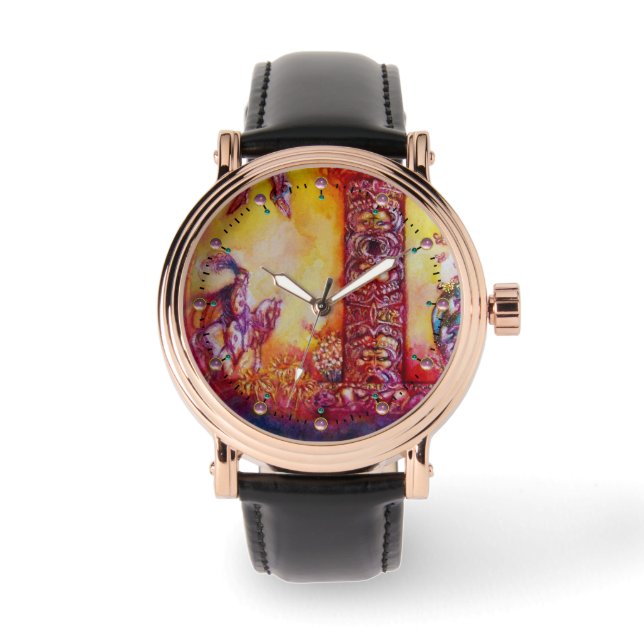 MONTRE JARDIN DES OMBRES PERDUES / CHEVALIER SUR HORSEBAC (Recto)
