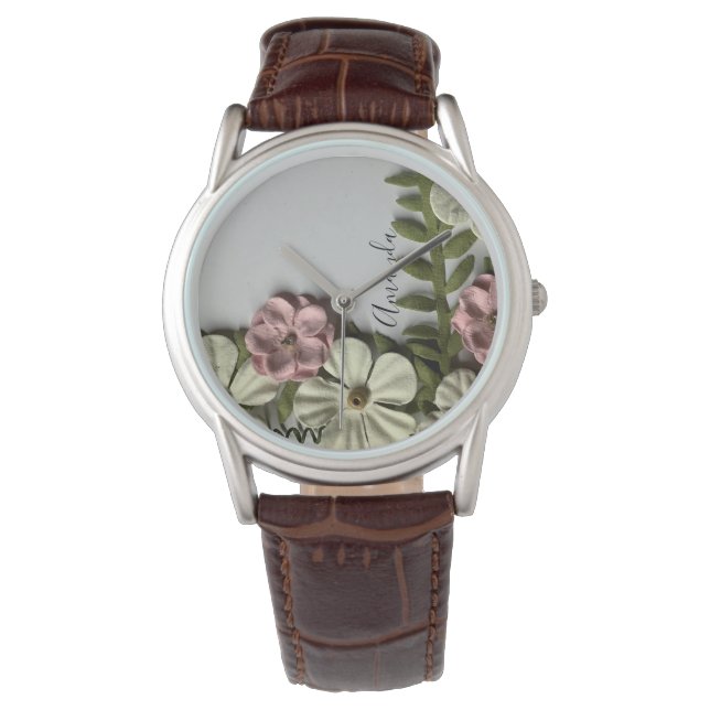 Montre Jardin Floral Pastel (devant)