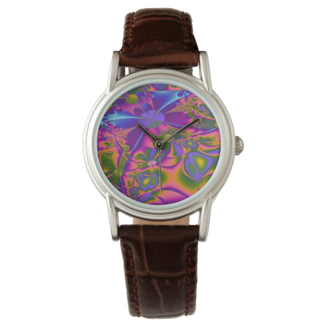 Montre Jardin psychédélique (devant)