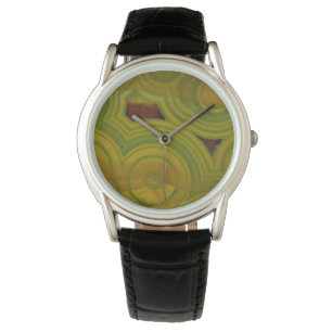 Montre Jasper océan à taches jaunes