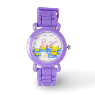 Montre Jaune Canard Famille Rouge Phare Jaune Jaune Jaune
