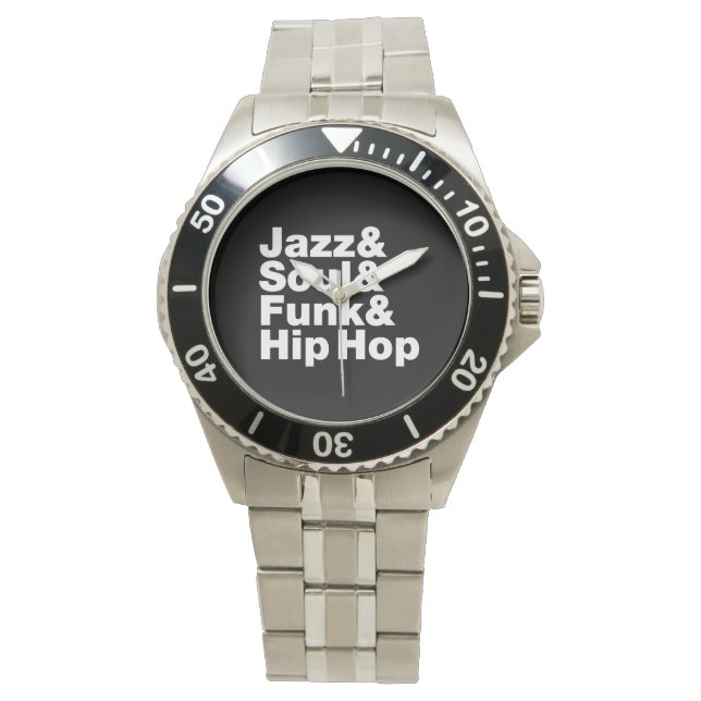 Montre Jazz & Soul & Funk & Hip hop (devant)