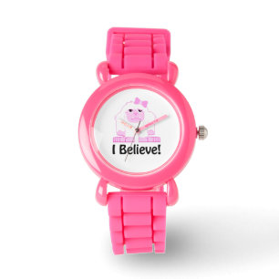 Montre Je Crois Mignonne Cartoon Girl Yeti
