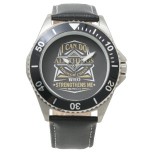 Montre Je peux faire toutes choses par Christ