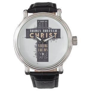 Montre Je Peux Faire Toutes Les Choses Par Jésus-Christ