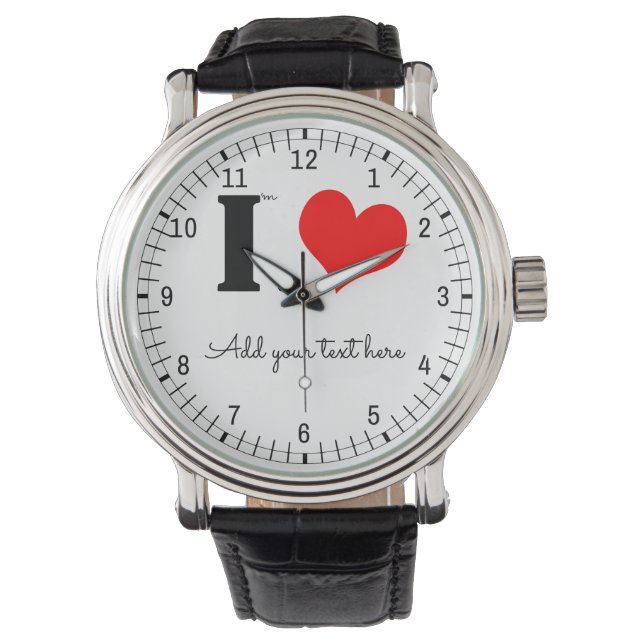 Montre Je Suis Amoureux (devant)