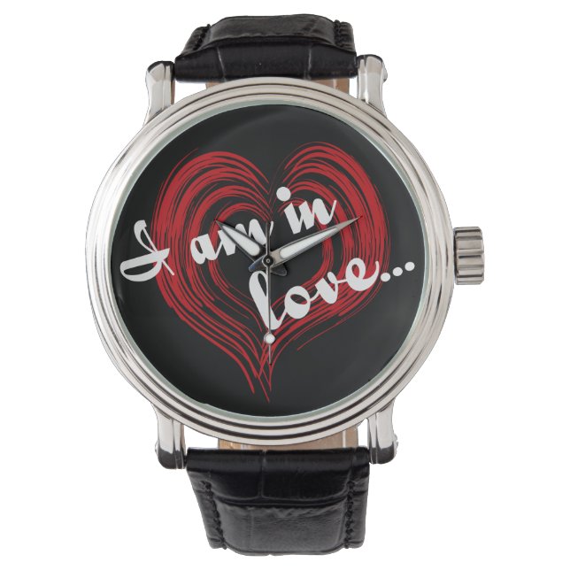 Montre Je suis amoureux... (devant)