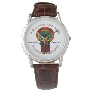 Montre Je Suis Heureux D'Inspirer Thankful Grateful Custo