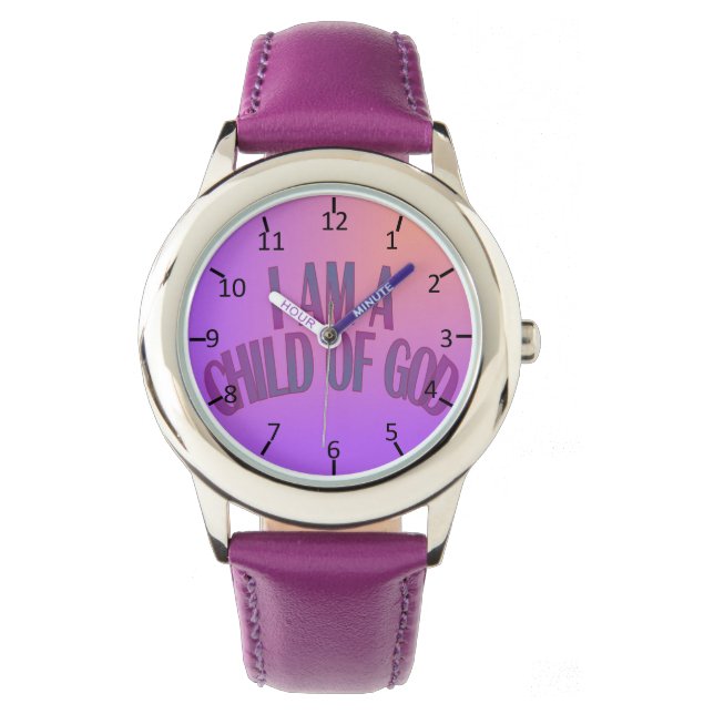 Montre Je suis un enfant de Dieu (devant)