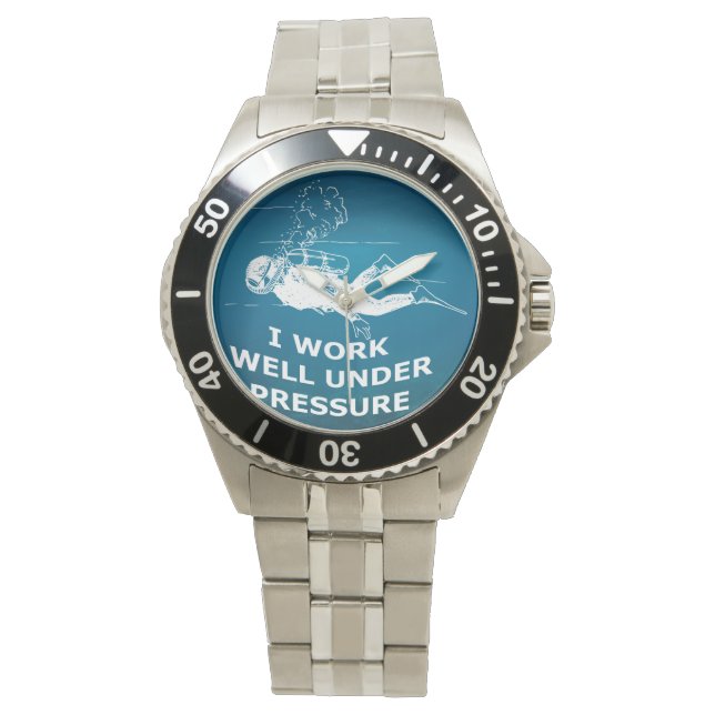 Montre Je Travaille Bien Sous Pression (Plongée Sous-Mari (devant)