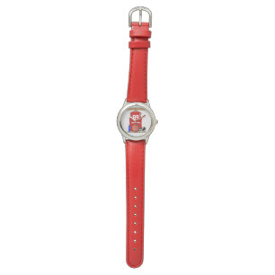 Montre Jersey de basket-ball rouge personnalisé