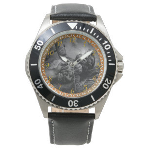 Montre Jésus a cloué la grande horloge