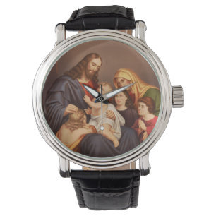 Montre Jésus-Christ avec les Enfants Premium Beaux-Arts