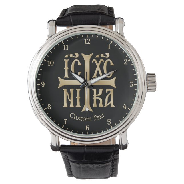 Montre Jésus Christ conquiert l'Emblème (devant)