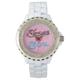 Montre Jésus t'aime Chrétienne Dames