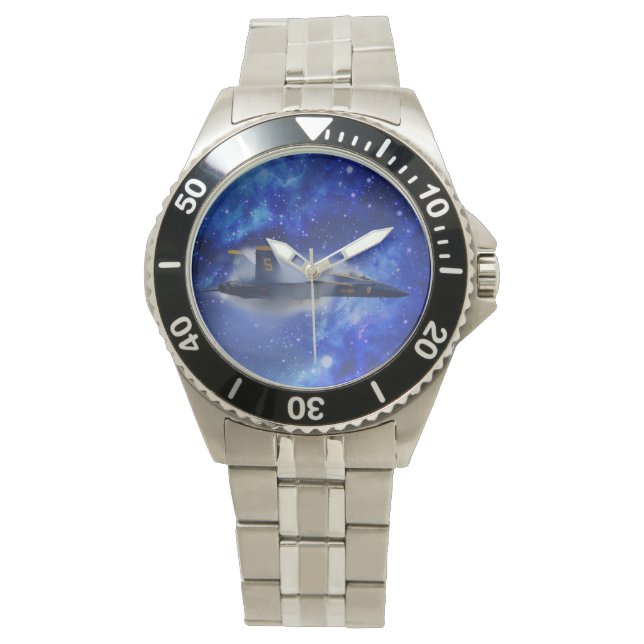 Montre jet de barrière acoustique supersonique (devant)