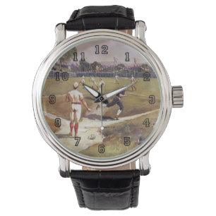 Montre Jeu de baseball sportif vintage par Henry Sandham