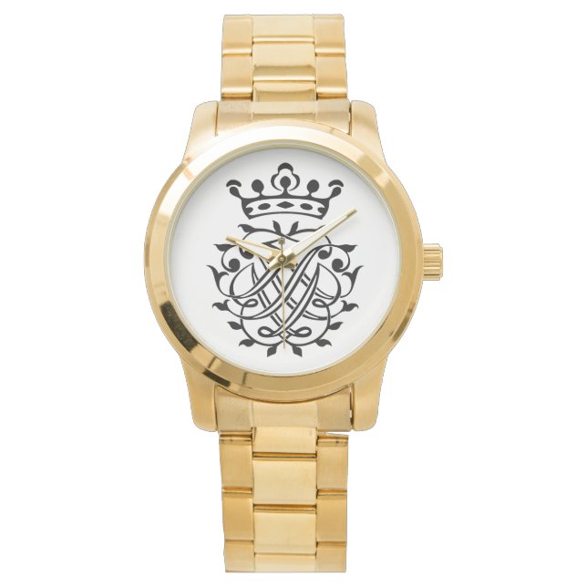 Montre Johann Sebastian Bach Crest Monogramme Insignia (devant)