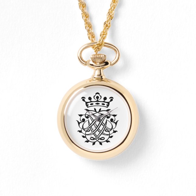 Montre Johann Sebastian Bach Crest Monogramme Insignia (Recto)