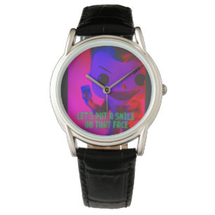 Montre Joker laisse le sourire sur ce visage
