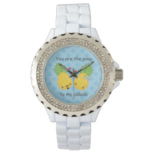 Montre Joli ananas Tropical Pina Colada Romantique