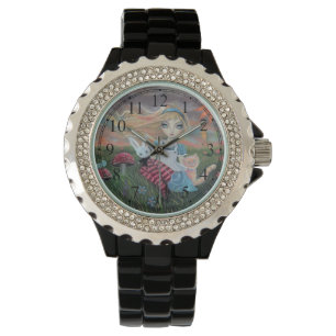 Montre Joli Art Fantastique d'Alice au Pays des Merveille