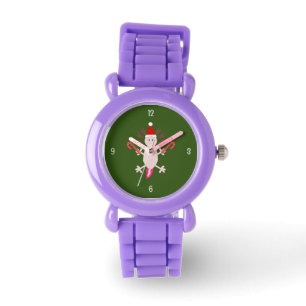 Montre Joli Axolotl de Noël