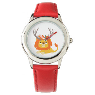 Montre Joli Cartoon Antlered Lion Watch