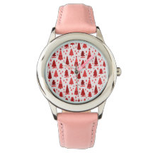 Joli minimaliste moderne sapin de Noël Forêt Rouge