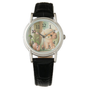 Montre Joli Poodé Chien Chien Chien Chien Chiot Artwork  