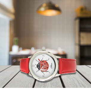 Montre Joli rouge Ladybug enfants