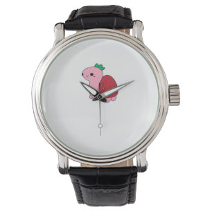 Montre Joli tee-shirt classique tortue fraise rougissante