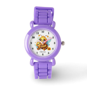Montre Jolie abeille bébé ajouter nom filles
