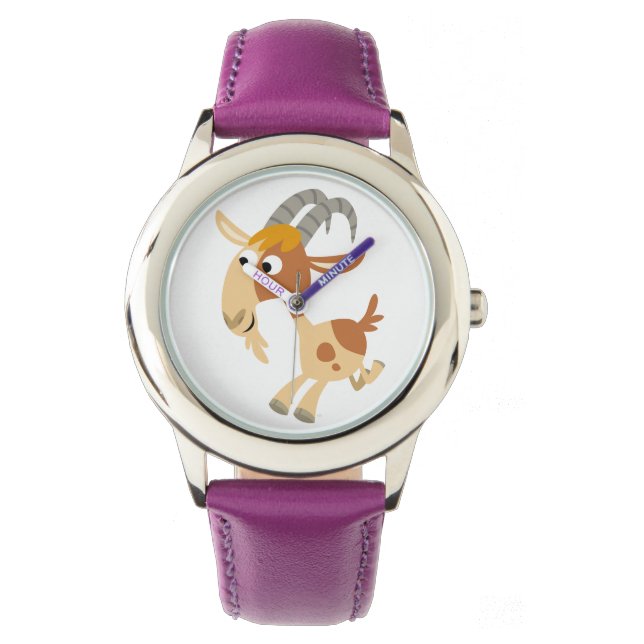 Montre Jolie caricature Running Chèvre Watch (devant)
