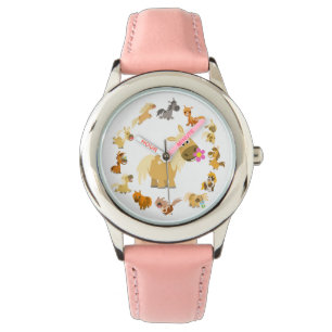 Montre Jolie Cartoon Ponies Mandala Watch