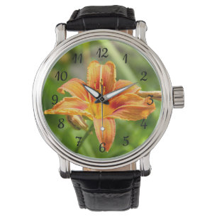 Montre Jolie grande fleur Lily photo