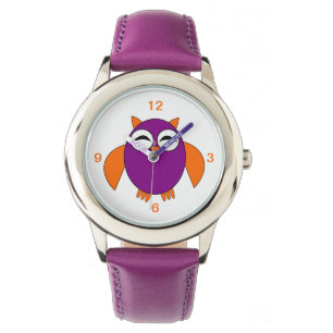 Montre Jolie hiboux d'Halloween enfants regardez avec des